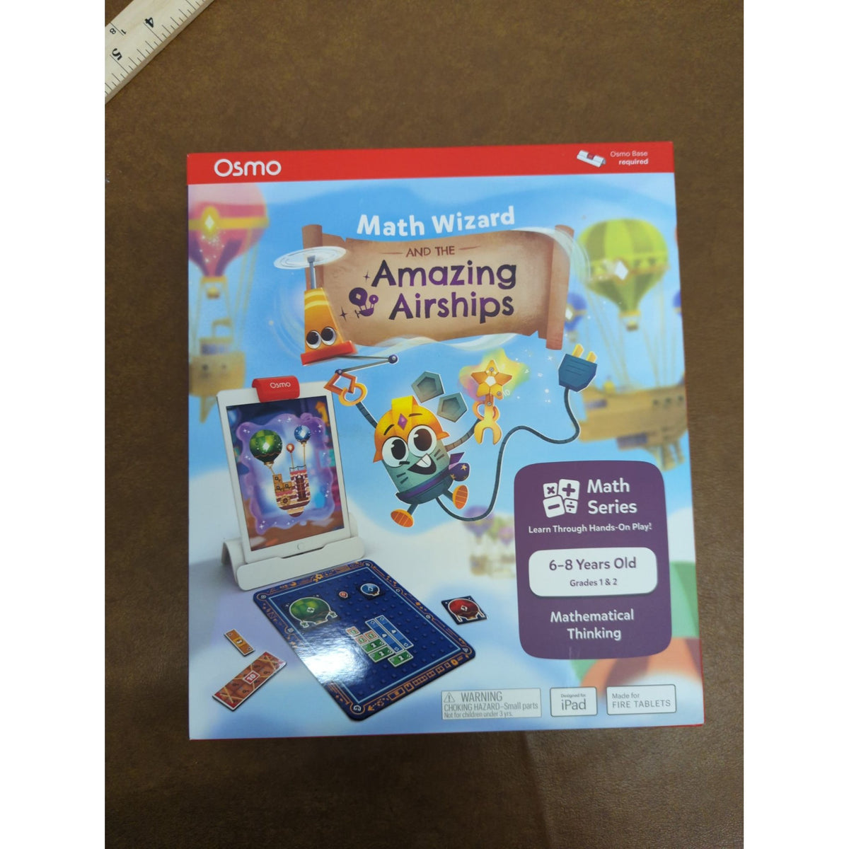 Osmo Math Wizard & The Amazing Airships Game For Kids Ages 6-8 Mathematical Thinking iPad & Fire Tablet Compatible