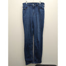 Old Navy Womens High-Rise Straight Jeans Size 8 Tall Blue Denim