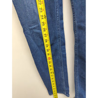 Old Navy Womens High-Rise Straight Jeans Size 8 Tall Blue Denim