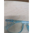 Transparent Blue Reading Glasses Unisex Lightweight Square Frame +2.50 Magnifica