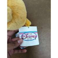 Disney Store Winnie The Pooh Plush Toy 8 Inches Red Shirt Soft Cuddly Collectible