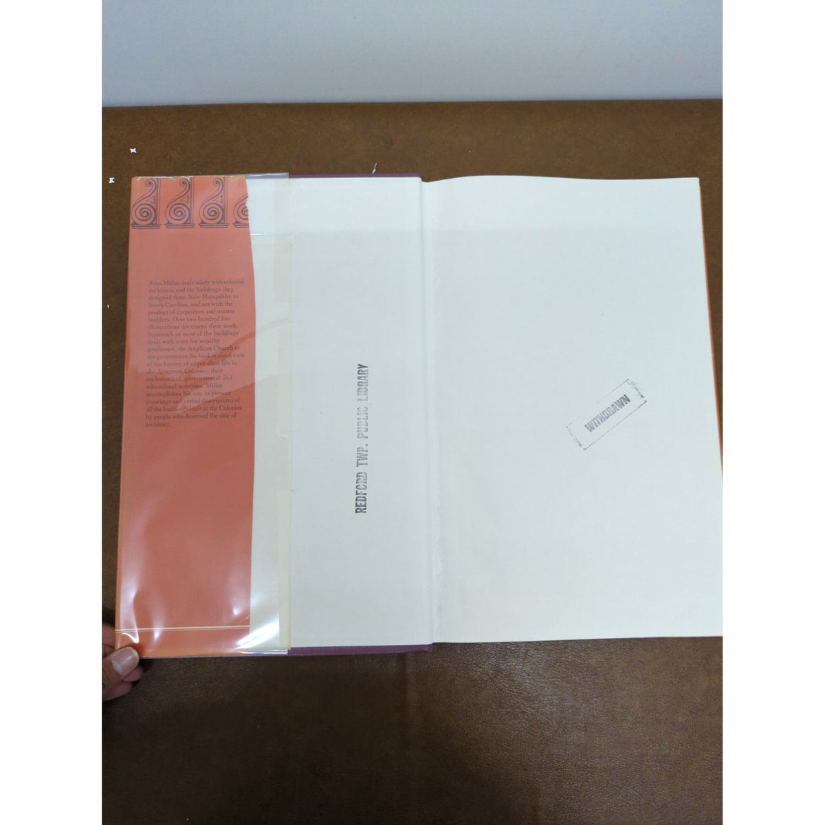 The Architects Of The American Colonies By John Fitzhugh Millar Hardcover With Dust Jacket
