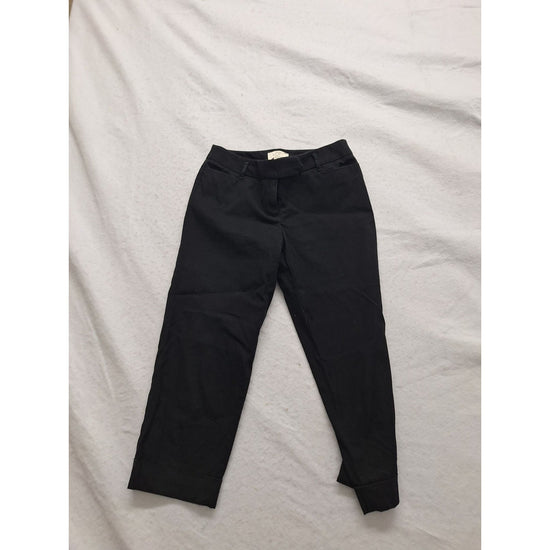 Ann Taylor Loft Petites 00P Black Marisa Cuffed Dress Pants For Women