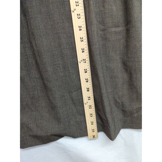 Calvin Klein Womens Brown Sleeveless Sheath Dress With Tags Size 12 Back Zipper Closure