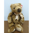 Ty Beanie Baby Teddy Bear Plush With Ribbon 10 Brown Collectible