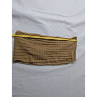 Womens Tan Ribbed Knit Tube Top XS