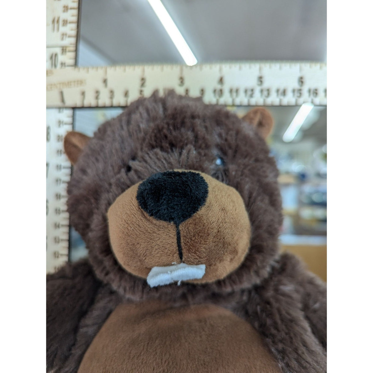 Microwaveable Plush Brown Beaver Stuffed Animal Warmies