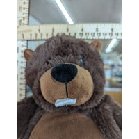 Microwaveable Plush Brown Beaver Stuffed Animal Warmies