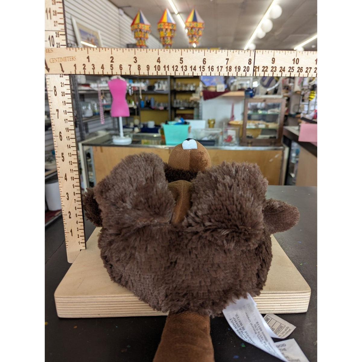Microwaveable Plush Brown Beaver Stuffed Animal Warmies