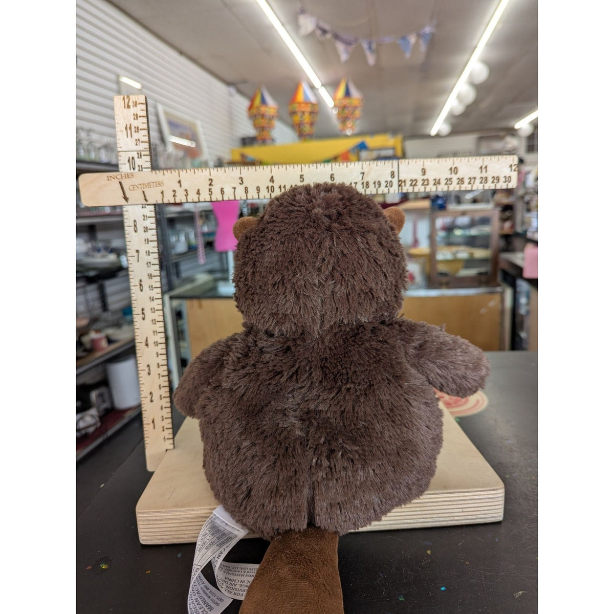 Microwaveable Plush Brown Beaver Stuffed Animal Warmies