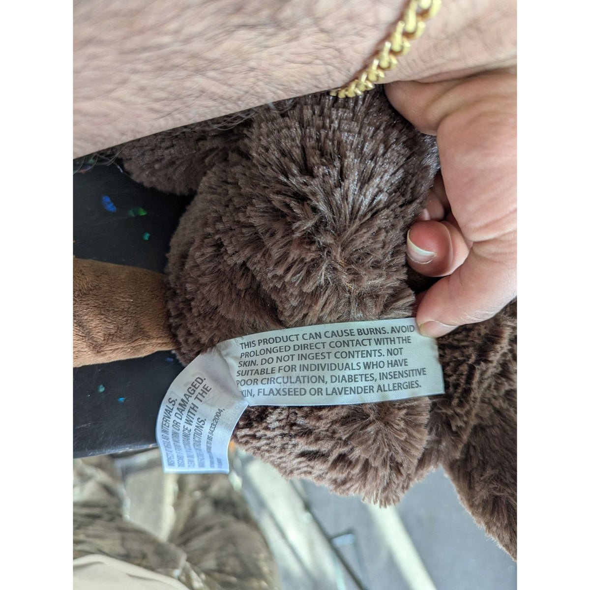 Microwaveable Plush Brown Beaver Stuffed Animal Warmies