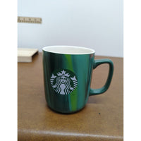 Starbucks Green Gradient Ceramic Mug 15 Oz Microwave & Dishwasher Safe