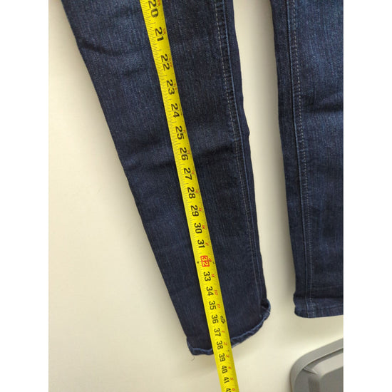 Southpole Womens Dark Wash Skinny Jeans With Sequin Back Pockets Size 11