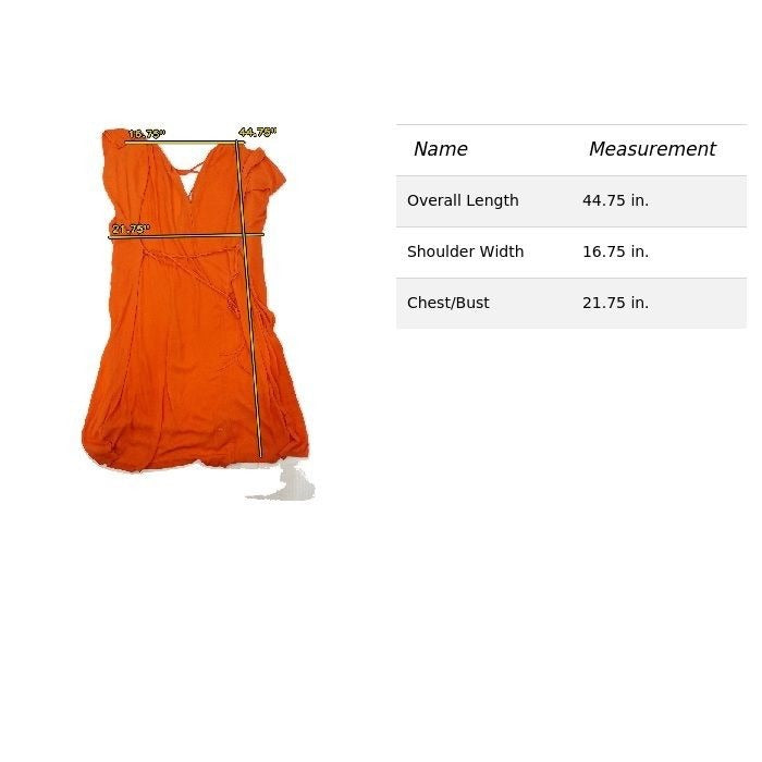 H&M Orange V-Neck Maxi Dress With Adjustable Ties Wide Sleeves Flowy Fit