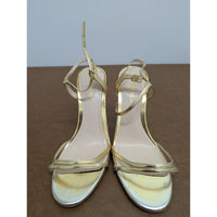 Gold Strappy High Heel Sandals 6.5M