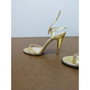 Gold Strappy High Heel Sandals 6.5M
