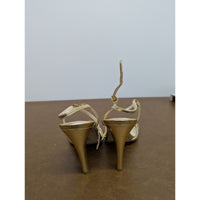 Gold Strappy High Heel Sandals 6.5M