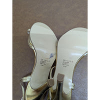 Gold Strappy High Heel Sandals 6.5M