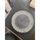 Vintage Clear Glass Crystal Cut Candy Dish Plate