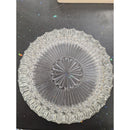 Vintage Clear Glass Crystal Cut Candy Dish Plate