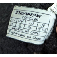 Black Bearpaw Toddler Zip Up Winter Boots Suede Size 6
