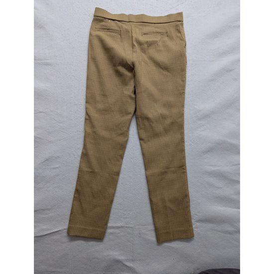 Anne Klein Womens Beige Textured Slim Fit Pants M