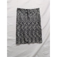 Uncivilized Black & White Patterned Skirt Medium