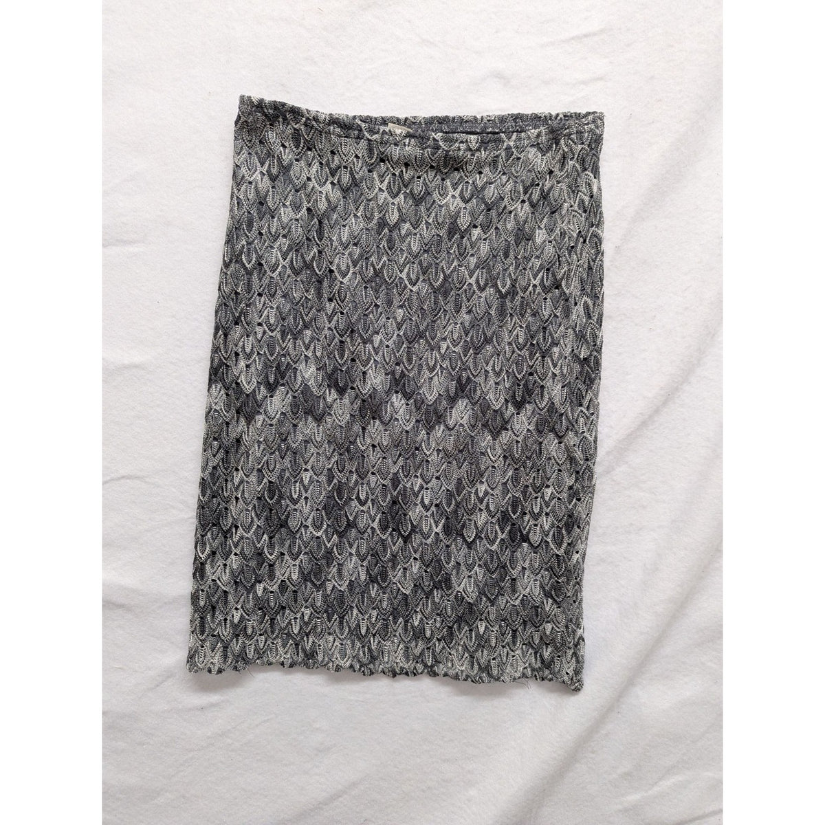 Uncivilized Black & White Patterned Skirt Medium