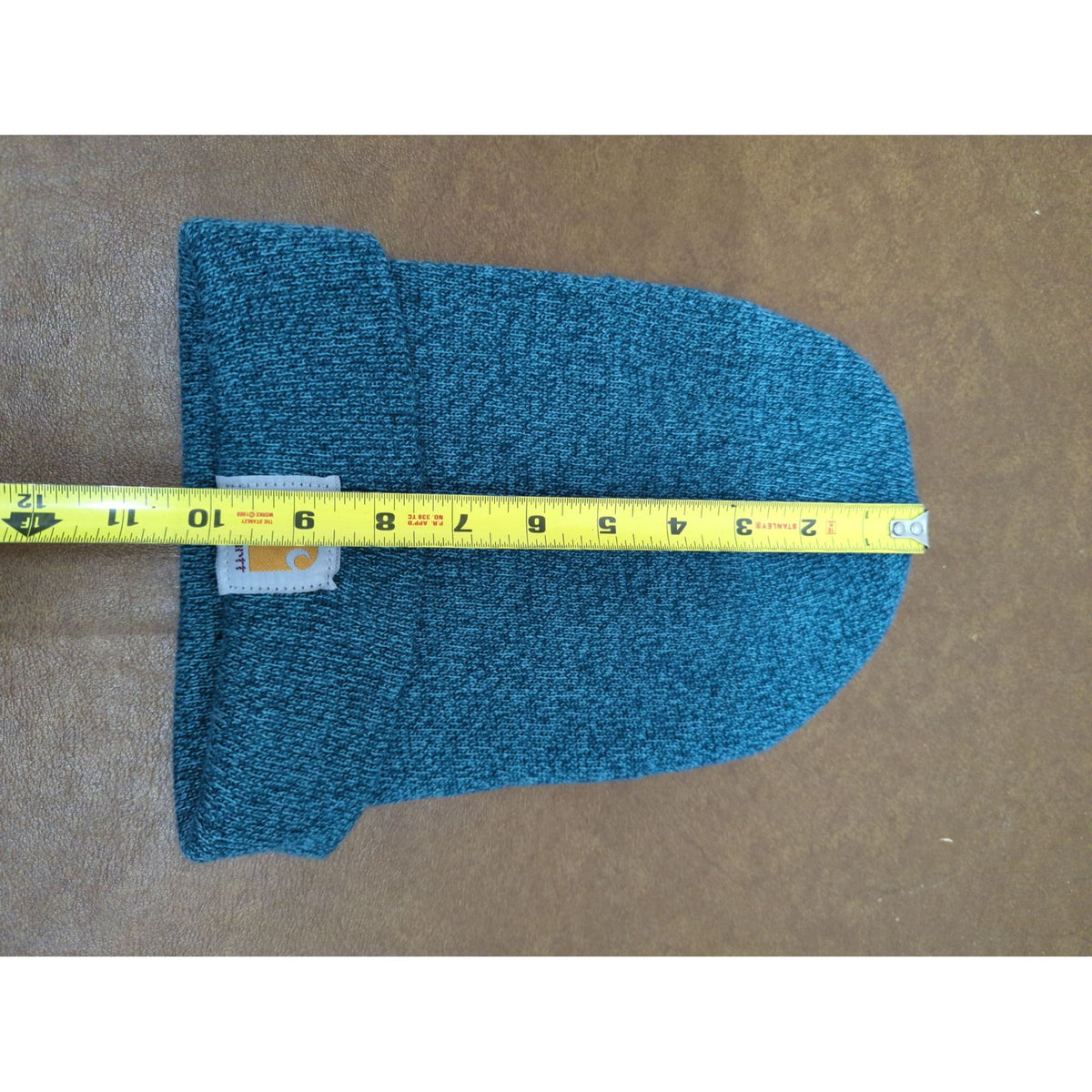 Carhartt Mens Blue Knit Beanie Hat One Size Acrylic Winter Made In USA