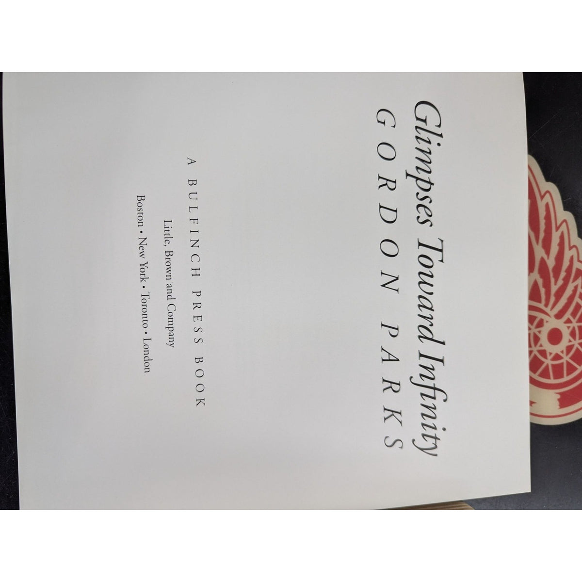 Glimpses Toward Infinity By Gordon Parks Hardcover Photography Art Book