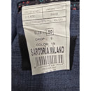 Sartoria Milano Blue Suit Jacket Italy w Shirt, Pants, Ties, and Cufflinks