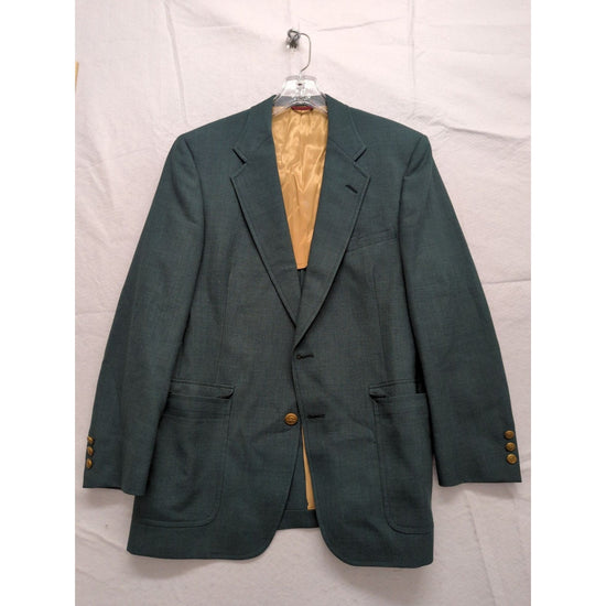 Hart Schaffner & Marx Jack Nicklaus Golden Bear Blazer 2-Button Teal Lined Mens