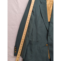 Hart Schaffner & Marx Jack Nicklaus Golden Bear Blazer 2-Button Teal Lined Mens