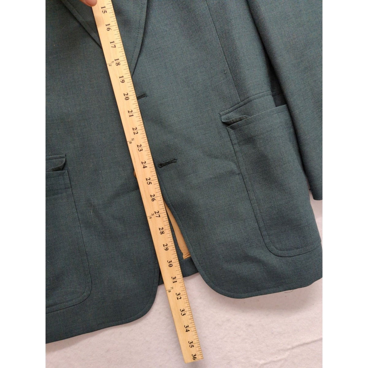 Hart Schaffner & Marx Jack Nicklaus Golden Bear Blazer 2-Button Teal Lined Mens