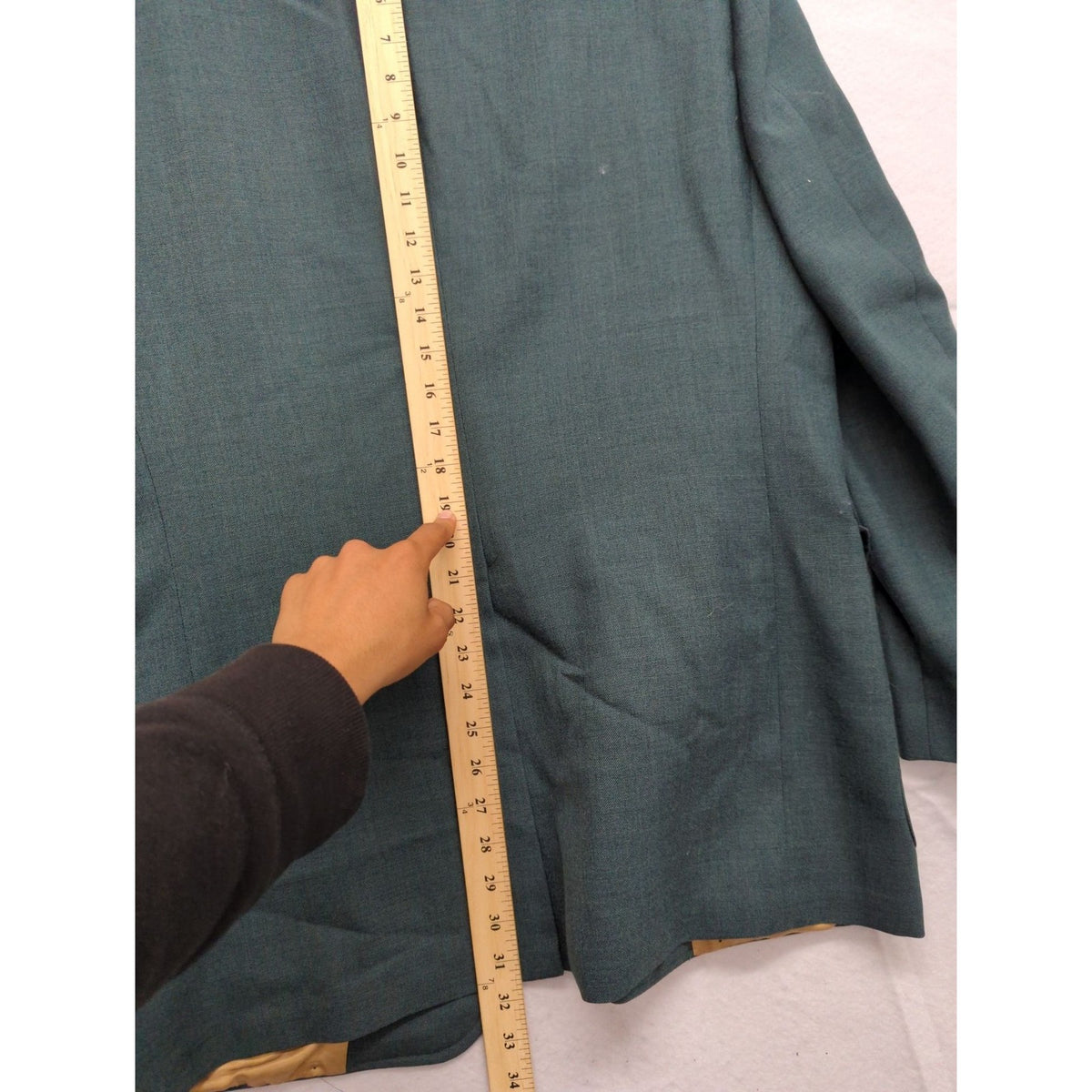 Hart Schaffner & Marx Jack Nicklaus Golden Bear Blazer 2-Button Teal Lined Mens