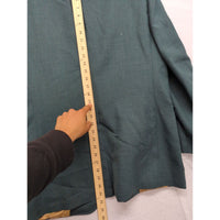 Hart Schaffner & Marx Jack Nicklaus Golden Bear Blazer 2-Button Teal Lined Mens