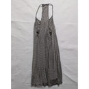 Cynthia Rowley XS Black & White Striped Sleeveless Halter Dress