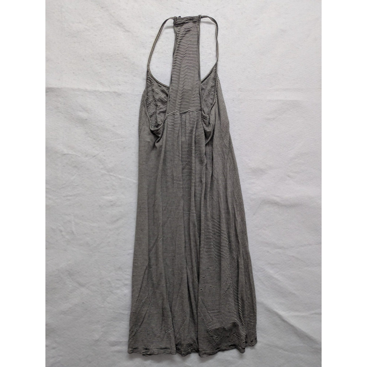 Cynthia Rowley XS Black & White Striped Sleeveless Halter Dress