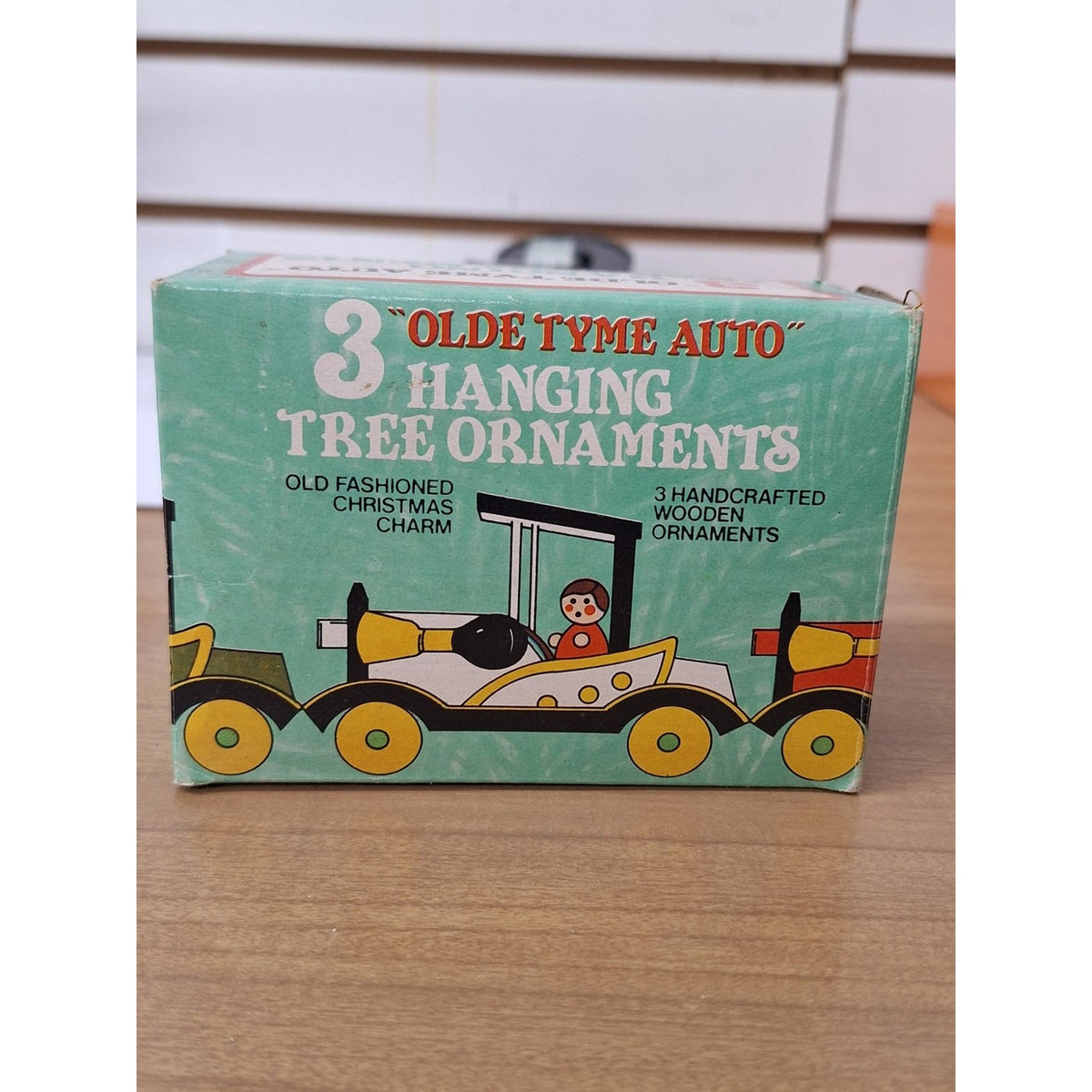 3 "Olde Tyme Auto" Hanging Tree Ornaments By Giftco Inc
