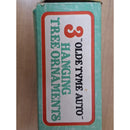 3 "Olde Tyme Auto" Hanging Tree Ornaments By Giftco Inc