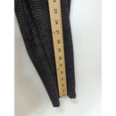 The North Face Womens Black Dot-Patterned Leggings Stretchy & Comfortable Full-Length Activewear Pants For Workouts Or Casual Wear