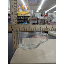 Starbucks Holiday 17 Oz Clear Glass Mug With Etched Tree Design