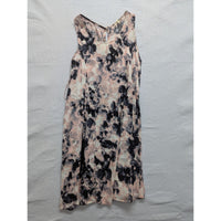 Madewell Sleeveless Floral Print A-Line Dress Pink & Navy Womens S