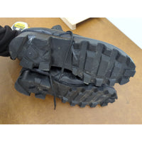 Black Tactical Combat Boots Size 5 Durable Rubber Sole Military Style Heavy Duty