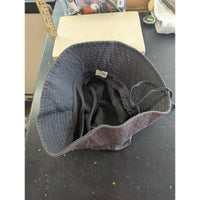 Universal Thread Black Bucket Hat Cotton Blend Adjustable Strap