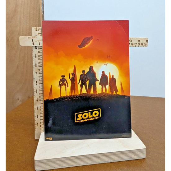 Vintage Solo A Star Wars Story Imax Movie Poster Collectible