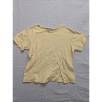 Cascade Blues Yellow Short-Sleeve T-Shirt M 100% Cotton Casual Top