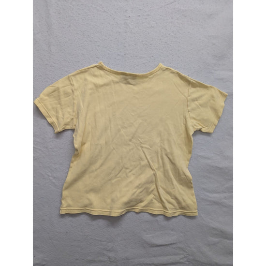 Cascade Blues Yellow Short-Sleeve T-Shirt M 100% Cotton Casual Top