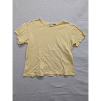 Cascade Blues Yellow Short-Sleeve T-Shirt M 100% Cotton Casual Top