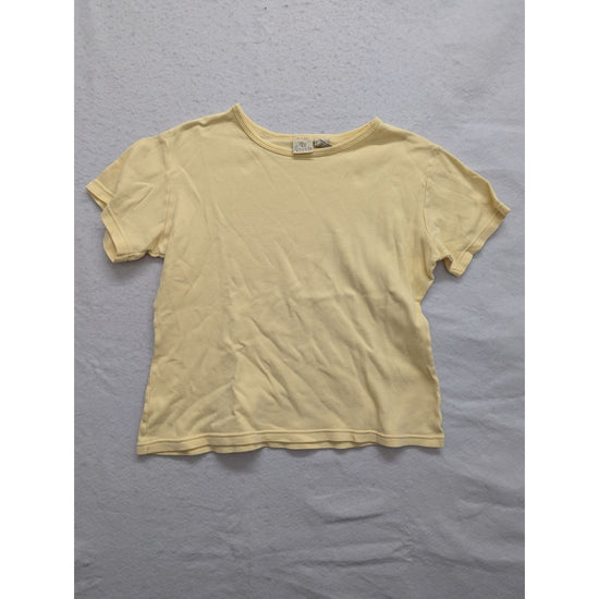 Cascade Blues Yellow Short-Sleeve T-Shirt M 100% Cotton Casual Top